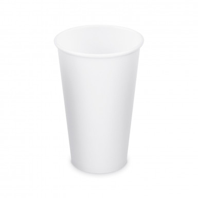 Papierový pohár biely 510 ml, XL (Ø 90 mm) [50 ks]