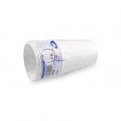 Papierový pohár biely Ø80mm 280ml `M: 0,2L/8oz` [10 ks]