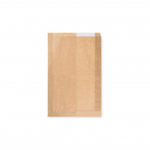 Pap. vrecká s okienkom - chlieb (22+5 x 34 cm, ok.12 cm) [1000 ks]