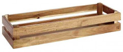 Prepravka SUPERBOX GN 2/4 55,5x18,5cm, výška:10,5cm drevo agát