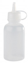 Fľaša-dávkovač-biberon MINI, 4 ks Ø 3,5 cm, výška: 9,5 cm,0,05 l polyetylén, priesvitný