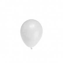 Nafukovací balónik, biely, `M` [10 ks]