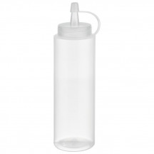 Fľaša-dávkovač-biberon 6 ks Ø 7 cm, výška: 20 cm, 490 ml, polyetylén priesvitná, hrdlo: Ø 5,5 cm