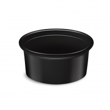 Dressingová miska (PP) čierná Ø70mm 80ml [50 ks]