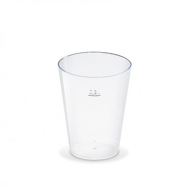 Pohár kryštál (PS) Ø75mm 0,2L [50 ks]