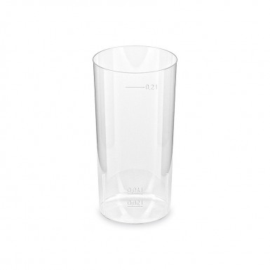 Pohár kryštál (PS) Longdrink Ø56mm 2cl/4cl/0,2L [10 ks]