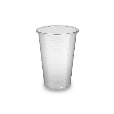 Pohár (PP) ECONOMY priehľadný Ø70mm 0,2L [100 ks]