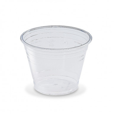 Pohár (rPET) číry Ø95mm 250ml [50 ks]