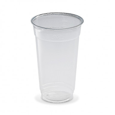 Pohár (rPET) číry Ø95mm 0,5L [50 ks]
