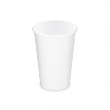 Papierový pohár biely Ø80mm 330ml `ML: 0,3L/10oz` [50 ks]