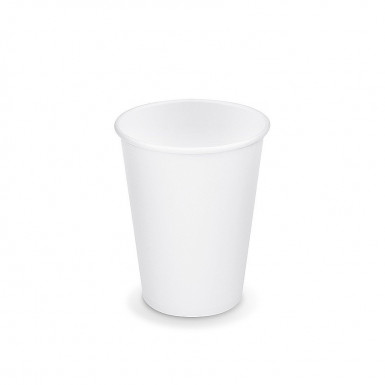 Papierový pohár biely Ø90mm 420ml `L: 0,3L/12oz` [50 ks]