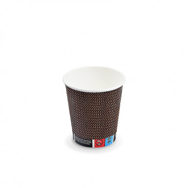 Papierový pohár PREMIUM Ø80mm 280ml `M: 0,2L/8oz` [25 ks]