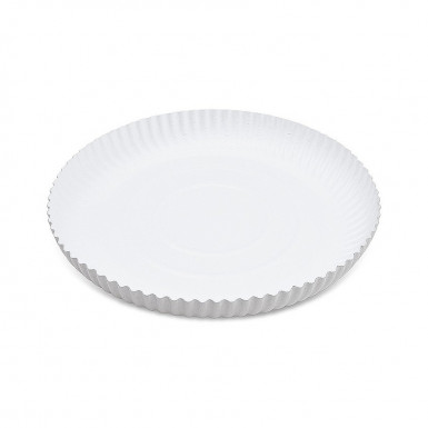 Papierový tanier (PAP-Recy) hlboký biely Ø26cm [50 ks]