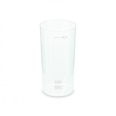 Pohár vratný (PP) opakovane použiteľný Longdrink Ø56mm 2cl/0,2L [10 ks]