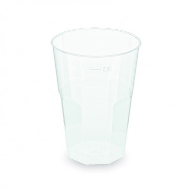 Pohár vratný (PP) opakovane použiteľný Koktejl Ø80mm 0,3L [30 ks]
