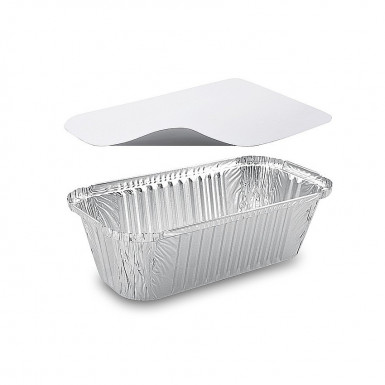 Miska (ALU) hranatá 252 x 132 x 70 mm 1500ml + viečko [5 sád]