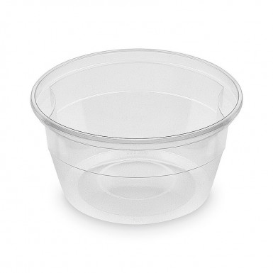 Miska (PP) priehľadná Ø127mm 500ml [50 ks]