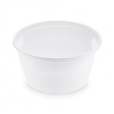 Miska (PP) biela Ø127mm 500ml [50 ks]