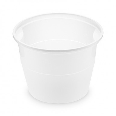 Miska (PP) biela Ø127mm 750ml [50 ks]