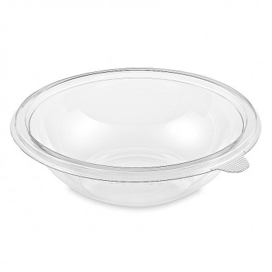 Šalátová miska (rPET) PREMIUM priehľadná Ø199mm 750ml [50 ks]