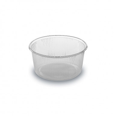 Miska (PP) okrúhla priehľadná Ø101mm 250ml [100 ks]