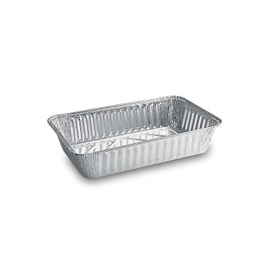 Misa (ALU) hranatá 200 x 137 x 50 mm 800ml na cestoviny [100 ks]