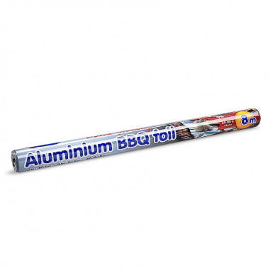 Alu fólia na grilovanie 16µm 44cm x 8m jednotlivo balená [1 ks]