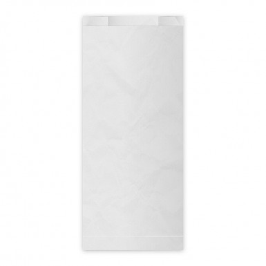 Papierové vrecko (FSC Mix) s bočným skladom biele 15+7 x 35 cm `2,5kg` [100 ks]