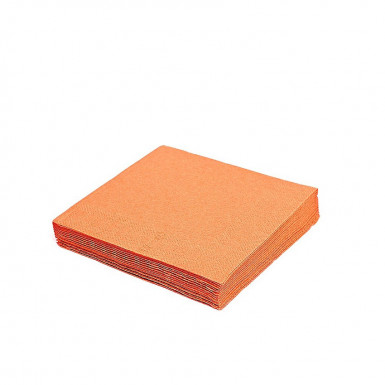 Obrúsok (PAP FSC Mix) 2vrstvý oranžový 24 x 24 cm [250 ks]