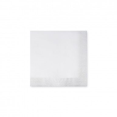 Obrúsky 3-vrstvé, 24 x 24 cm biele [200 ks]