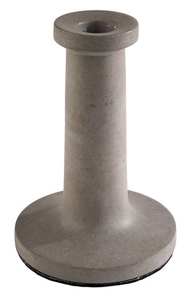 Lampa stolová čajová sviečka ELEMENT Ø7,5cm, výška:13cm betón, sklo číry