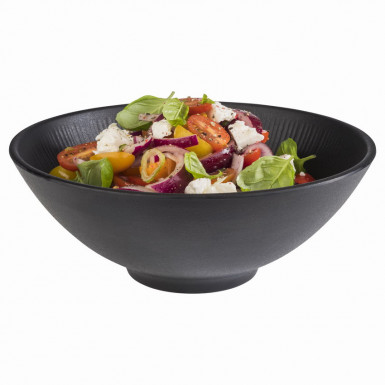 Miska NERO Ø 24 cm, výška: 9 cm, 1,7 l melamin, farba čierna