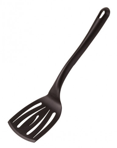 Obracačka POLYAMID odolný do 220°C 11 x 9,5 cm, rúčka: 23 cm farba čierna