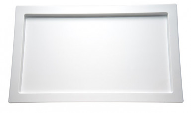 Podnos FRAMES GN 1/2 32,5 x 26,5 cm, výška: 2 cm melamín farba biela