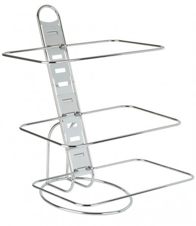 Stojan BIG GN 1/1 4 dielny 52 x 59 cm, výška: 66 cm pochrómovaný kov