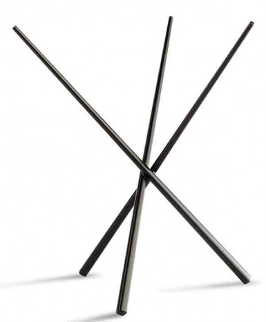 Stojan APS+ Ø 20,5/Ø 16,5 cm, výška: 20 cm 18/10 nerez, farba čierna