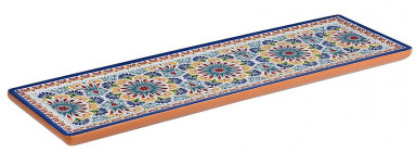 Podnos GN 2/4 ARABESQUE 53x16,2cm, výška:2cm melamín, vnútro: dekor