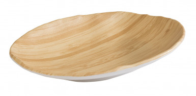 Tanier BAMBOO 24x17cm, výška:3,5cm melamín, vnútro: bambusová optika