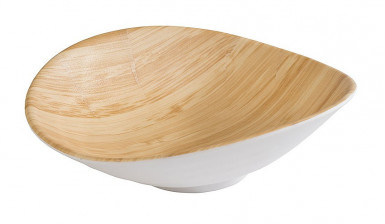 Miska BAMBOO 17,5x15,5cm, výška:5,5cm, 0,2lt melamín, vnútro: bambusová optika