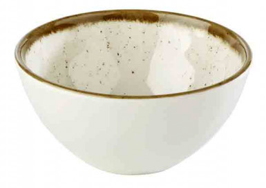 Miska STONE ART Ø 12 cm, výška: 6 cm, 0,3 l melamín vnútro: dekor, farba biela