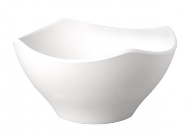 Miska ZEN 21x21 cm, výška: 11 cm, 1,4 l melamín farba čierna, optika kameň
