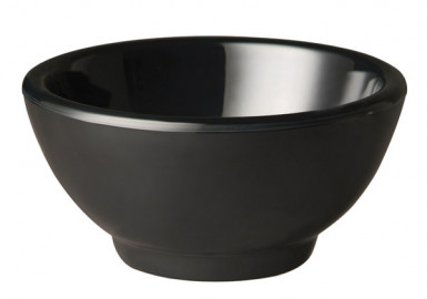 Miska PURE Ø 13 cm, H 6,5 cm, 0,3 l melamín farba čierna