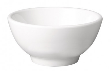 Miska PURE Ø 13 cm, výška: 6,5 cm, 0,3 l melamín farba biela
