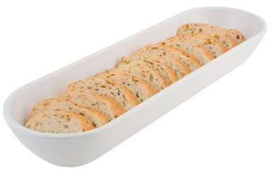 Miska PURE 51 x 15,5 cm, výška: 7,5 cm, 2,4 l melamín farba biela