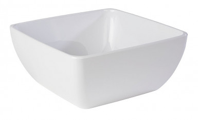 Miska PURE 32 x 32 cm, výška: 14 cm, 8 l melamín farba biela