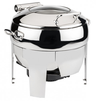 Chafing Dish okrúhly EASY INDUCTION 48x42cm, výška:39cm, 11lt nerez