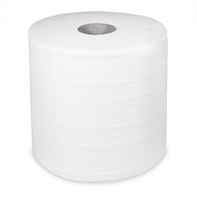 Priemyselná utierka (PAP FSC Mix) 2vrstvá biela Ø27cm 26 cm x 304m [2 ks]