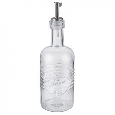 Fľaša OLD FASHIONED olej/ocot Ø 7 cm, výška: 22 cm, 0,35 l sklo