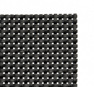 Prestieranie 45x33 cm PVC, úzky pásik, farba čierna