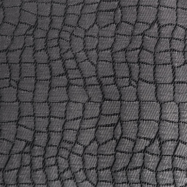 Prestieranie 45x33 cm PVC, jemné pásiky, farba čierna mozaika